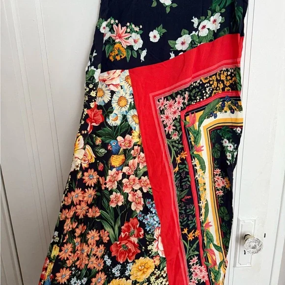 Farm Rio for Anthropologie Fiji Floral Midi maxi Skirt - Multicolor - Picture 5 of 8